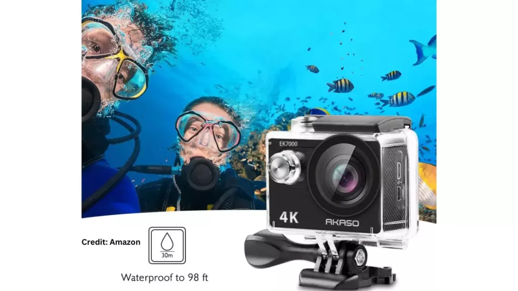 AKASO EK7000 4K30FPS 20MP Action Underwater Camera